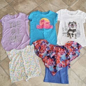 Girls Size 6-8 T-shirt Lot